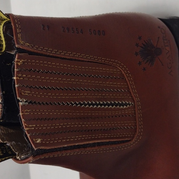 Agavero by Arco Humming Brown Men's Boots  Leather Finish Size 10 - Picture 9 of 16